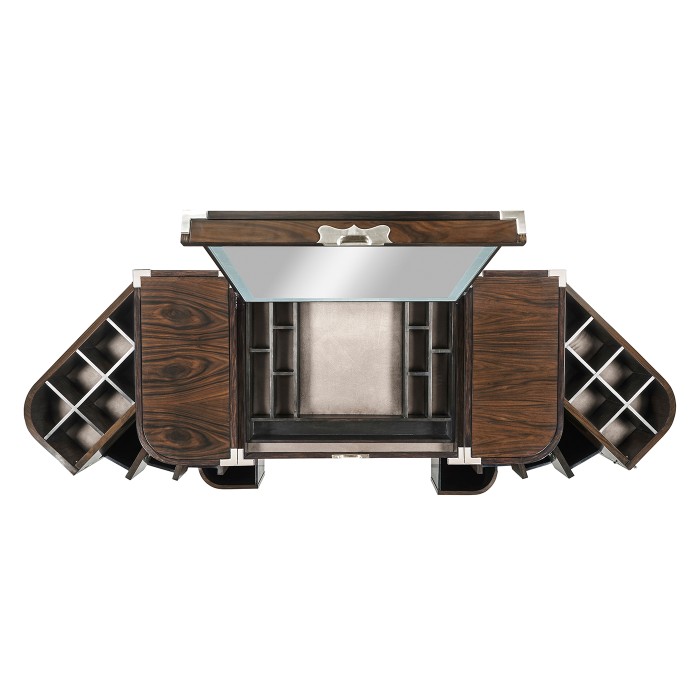 Campaign Style Dark Santos Rosewood Dressing Table