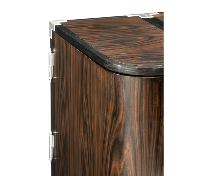 Campaign Style Dark Santos Rosewood Dressing Table