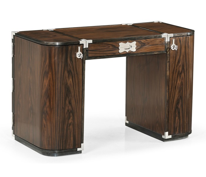 Campaign Style Dark Santos Rosewood Dressing Table