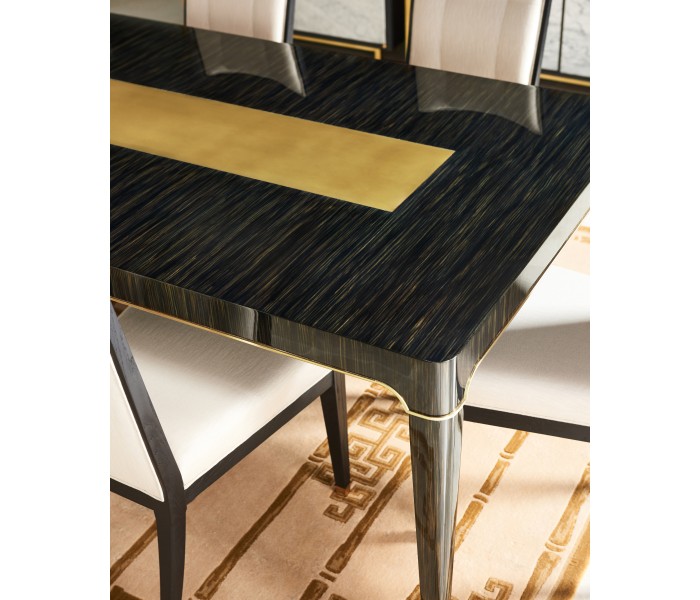 Fusion Rectangular Macassar Dining Table 108