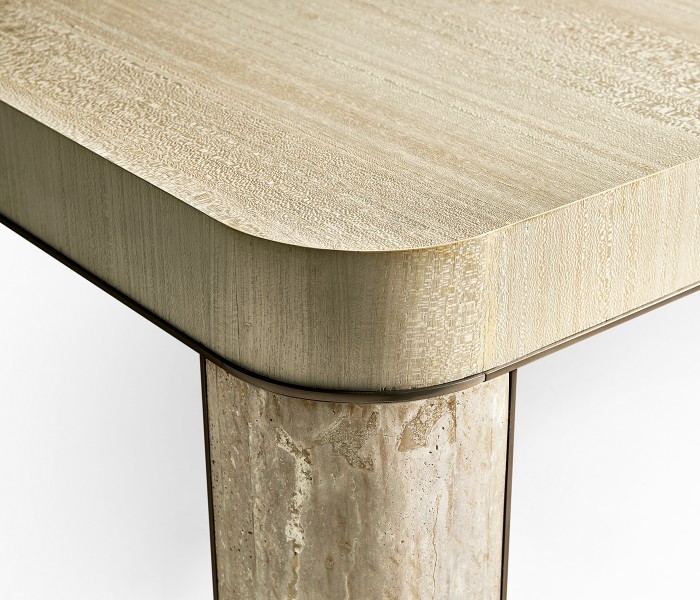 Upwelling Stone Leg Dining Table 96