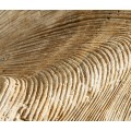 Water Leeward Carved Travertine Base 24