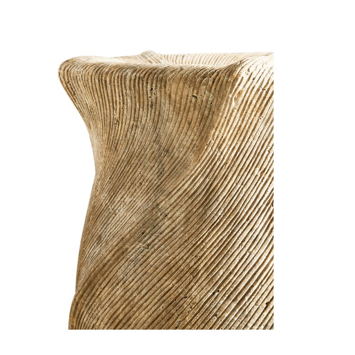 Water Leeward Carved Travertine Base 24