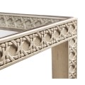 Cnoidal Cane Carved End Table