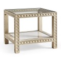 Cnoidal Cane Carved End Table