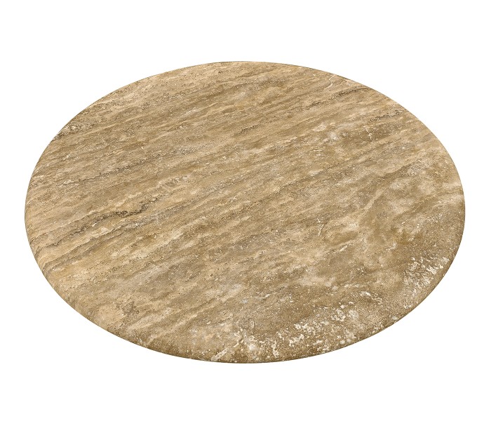 Billow Travertine Cocktail Table