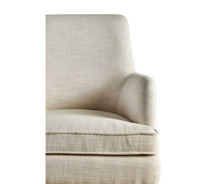Shoal Linen & Grasscloth Host Chair