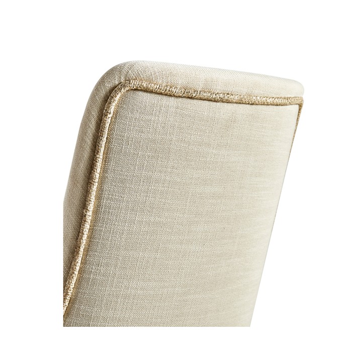 Shoal Linen & Grasscloth Side Chair