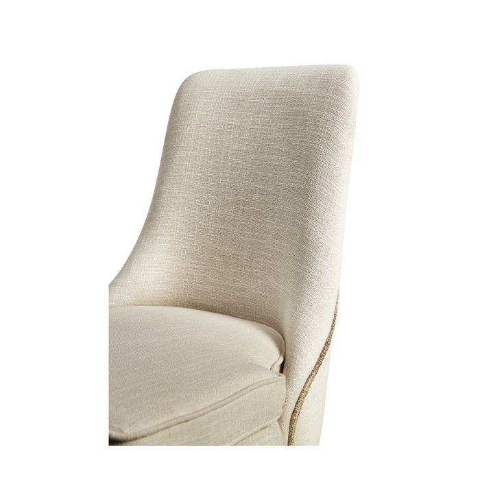 Shoal Linen & Grasscloth Side Chair