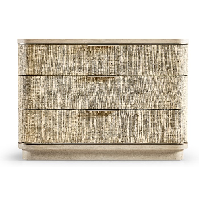 Seiche Large Grasscloth Nightstand