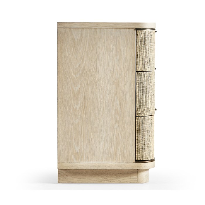 Seiche Large Grasscloth Nightstand