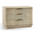 Seiche Large Grasscloth Nightstand