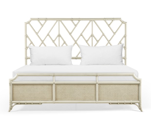Tropical Tracery Chippendale Bamboo Bed