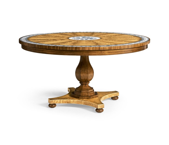 Vermeer Round Pedestal Dining Table 58