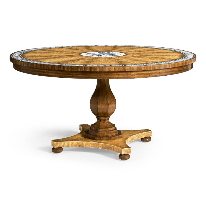 Vermeer Round Pedestal Dining Table 58
