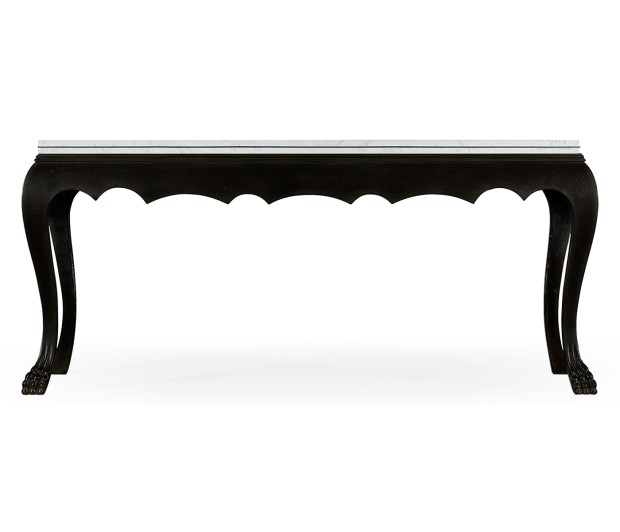 Eden Ebonised Distressed Oak Table