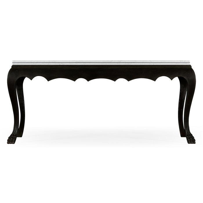 Eden Ebonised Distressed Oak Table