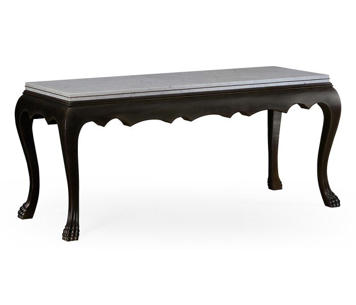 Eden Ebonised Distressed Oak Table