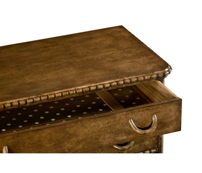 Aberfoyle Grey Fruitwood Chest of Drawers
