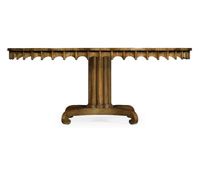 Longwood Round-to-Oval Mahogany Dining Table 54