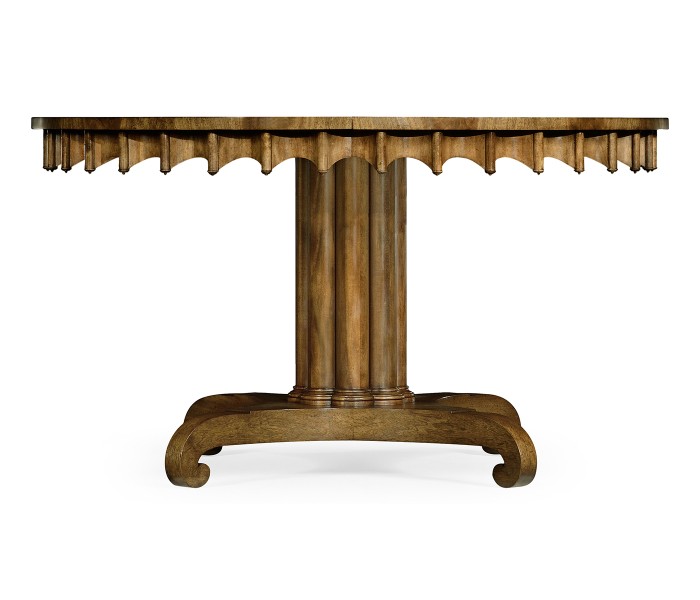 Longwood Round-to-Oval Mahogany Dining Table 54