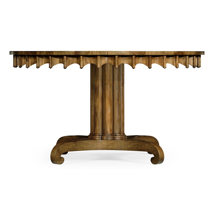 Longwood Round-to-Oval Mahogany Dining Table 54