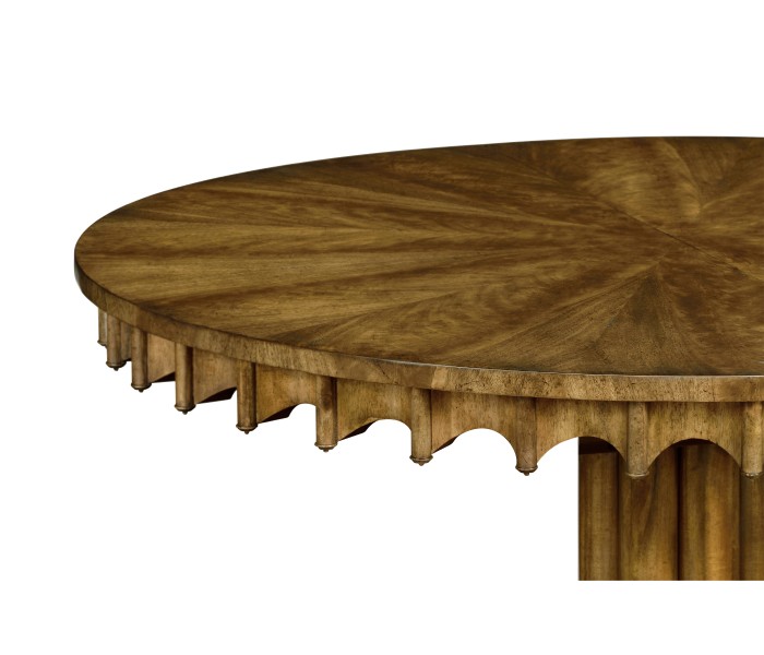 Longwood Round-to-Oval Mahogany Dining Table 54