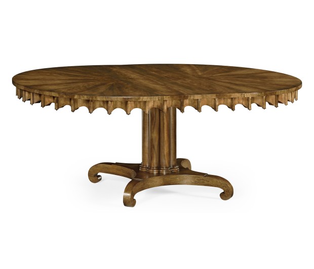 Longwood Round-to-Oval Mahogany Dining Table 54