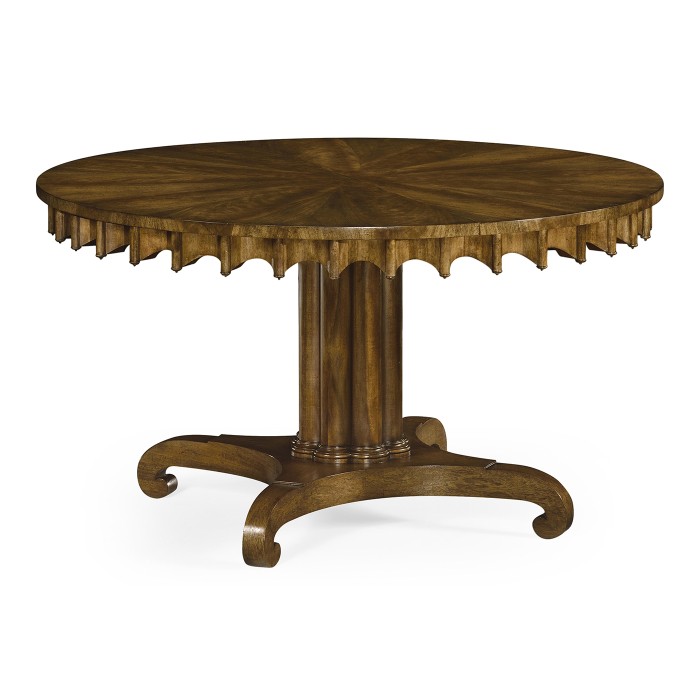 Longwood Round-to-Oval Mahogany Dining Table 54