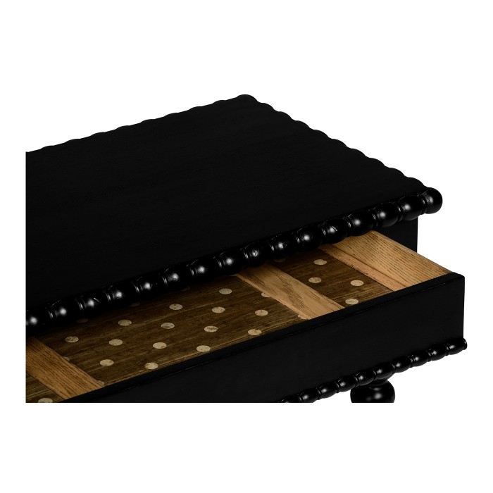 Strathraven Ebonised Side Table