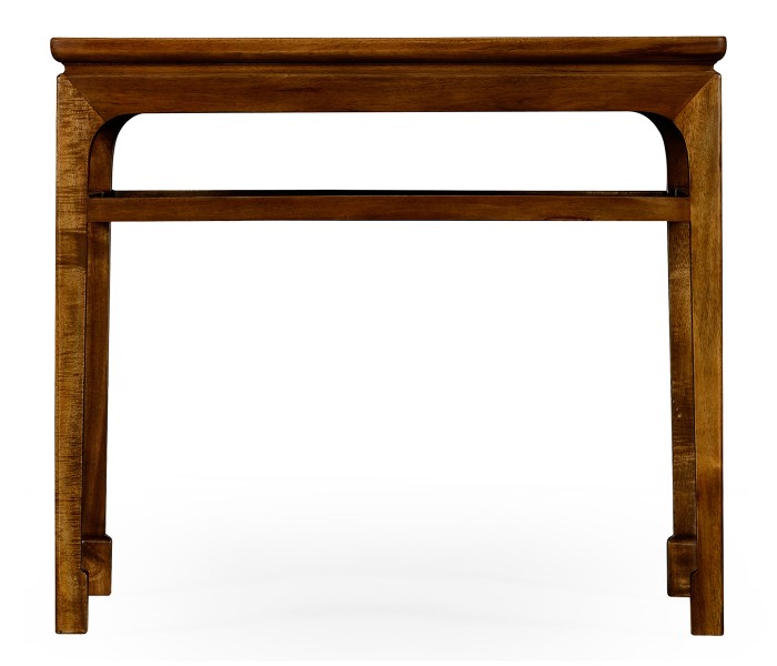 Leyburn Natural Acacia & Polka Dot Mini Table
