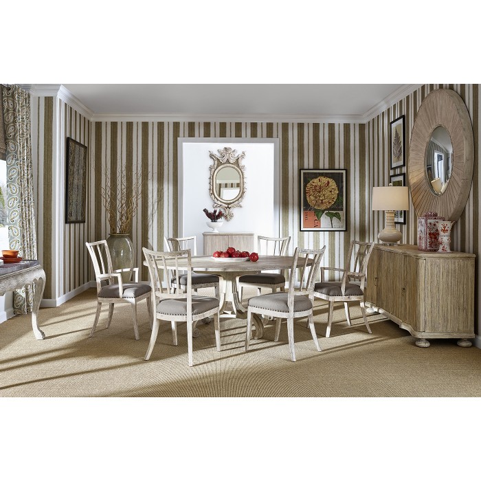 Lacock Washed Oak Dining Table 71