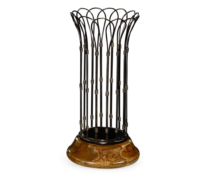 Rossett Antique Black Brass Stick Stand
