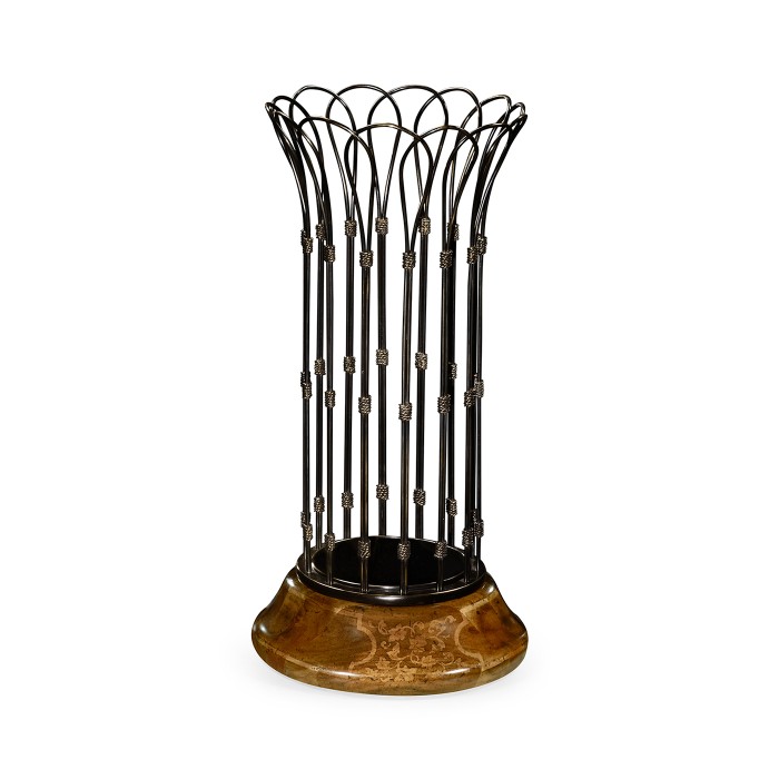 Rossett Antique Black Brass Stick Stand