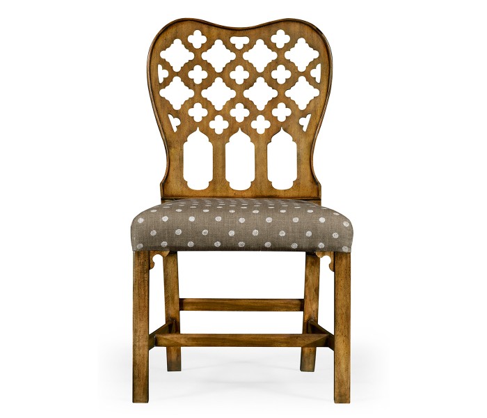 Kingsley Grey Fruitwood Side Chair