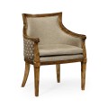 Belton Grey Fruitwood Arm Chair