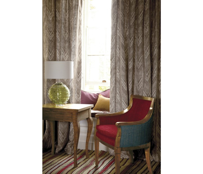 Belton Grey Fruitwood Arm Chair