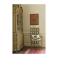 Oulton Vintage Oak Cabinet with Glass Doors & Wooden Shelves