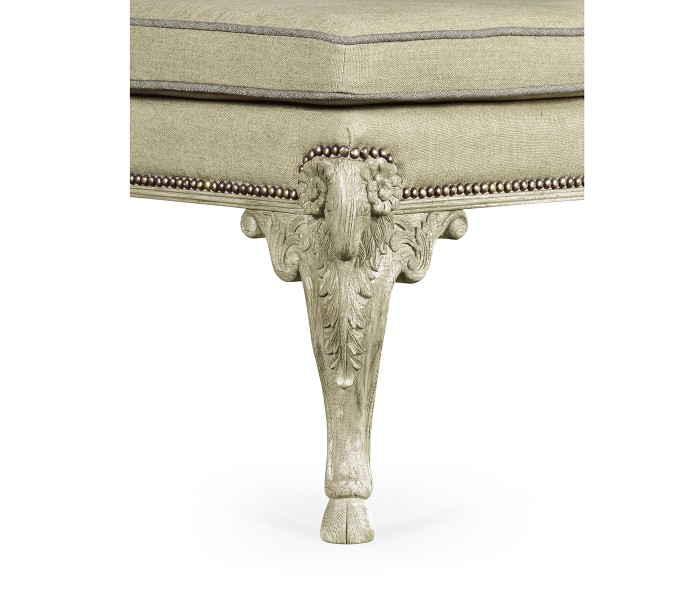 Small Tarporley Grey Oak Stool