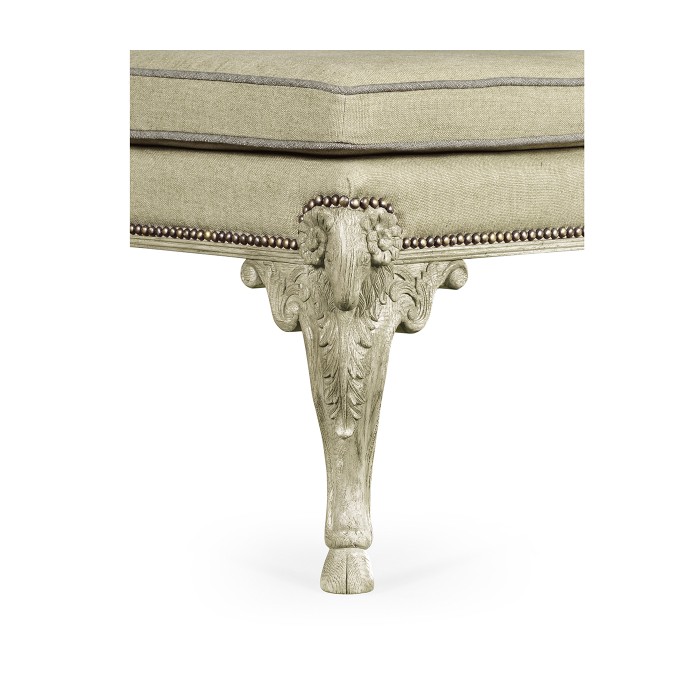 Small Tarporley Grey Oak Stool