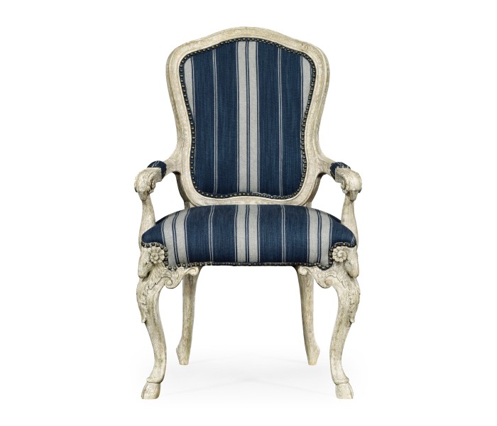 Tarporley Grey Oak Arm Chair