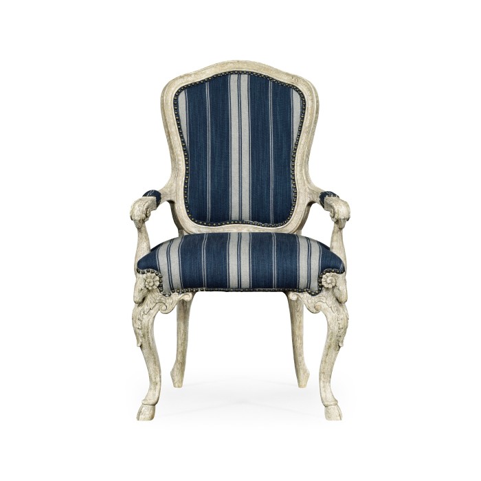 Tarporley Grey Oak Arm Chair