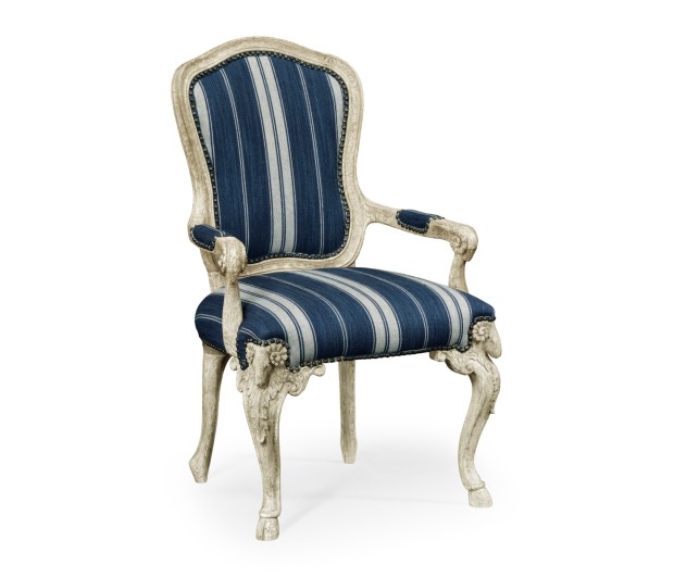 Tarporley Grey Oak Arm Chair