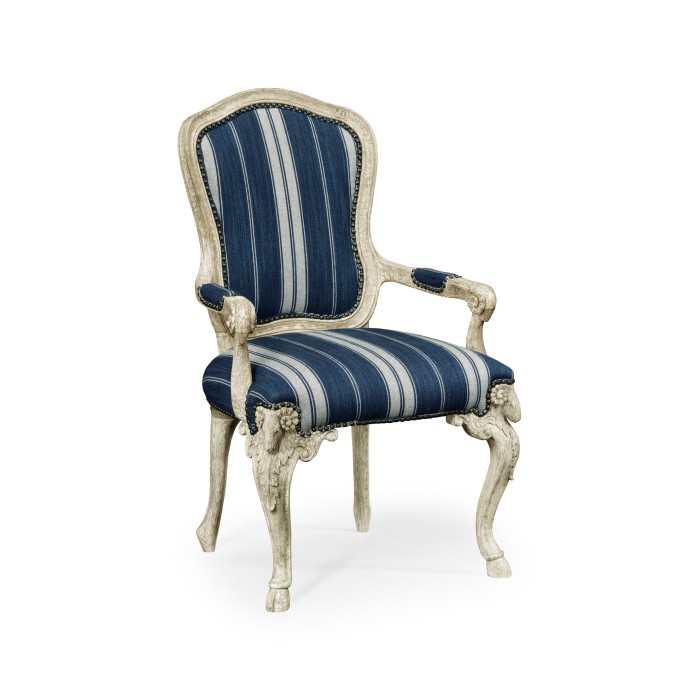 Tarporley Grey Oak Arm Chair