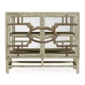 Hewlett Grey Oak Glazed Cabinet