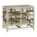 Hewlett Grey Oak Glazed Cabinet