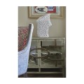Hewlett Grey Oak Glazed Cabinet