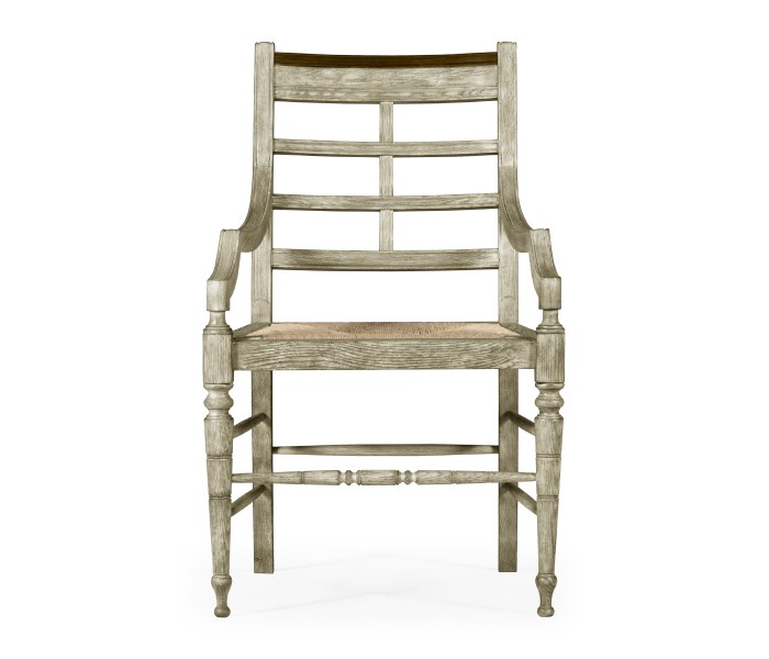 Marshfield Grey Oak Arm Chair