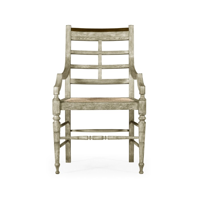 Marshfield Grey Oak Arm Chair