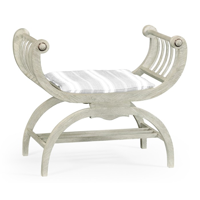 Single Lucca Cloudy Oak Bench